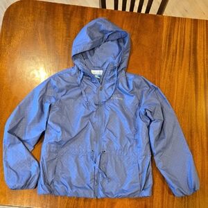 Columbia Womens Windbreaker Hooded Lined Jacket XL